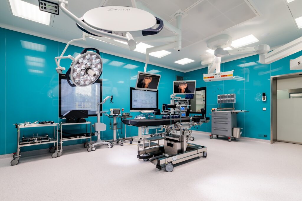 Superaseptické operační sály ortopedické kliniky Movela v Liberci