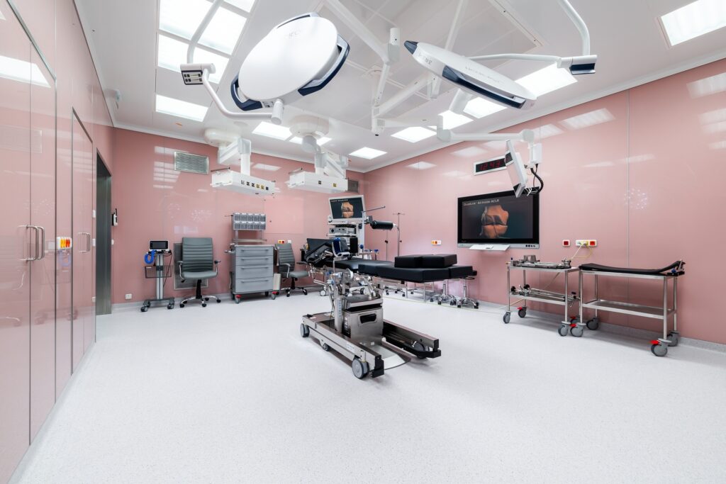 Superaseptické operační sály ortopedické kliniky Movela v Liberci