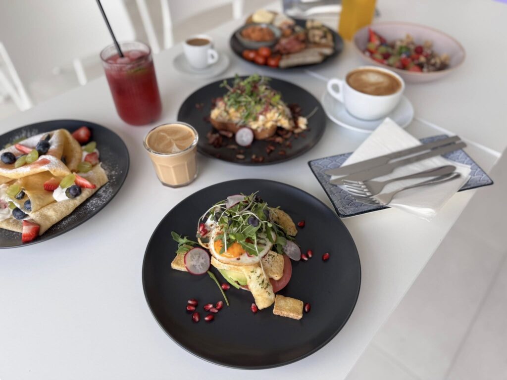 Snídaně v Bistro Caffé Movela